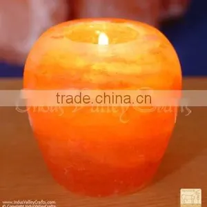 Gifts, Salt Candle Holder, Crafted Tealight Holder thumbnail-1