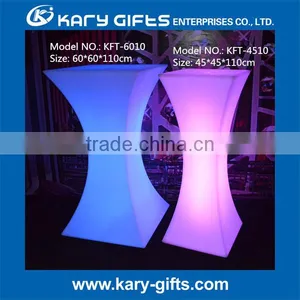 Acrylic Led Cocktail Table Led Light up Tables Wedding Table thumbnail-6