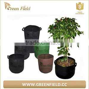 New 2017 Wholesale Polyester Felt Garden Grow Bags 5,10,15,20 Gallon Felt Large Plant Pots thumbnail-1