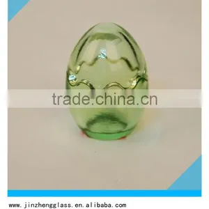 Egg Shaped Glass Candle Holders, Glass Candle Jar, Egg Container thumbnail-1