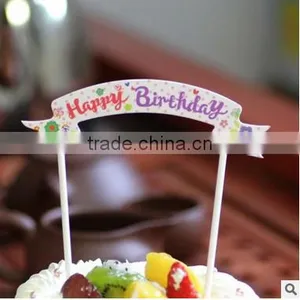 Popular Recycled Happy Birthday Cake Topper thumbnail-5