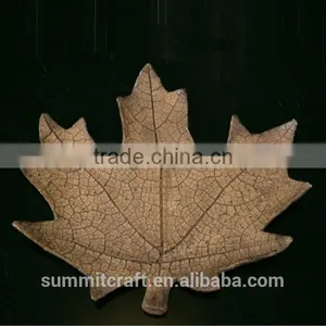 Artificial Oak Maple Leaf Shaped Resin Dry Fruit Tray thumbnail-1