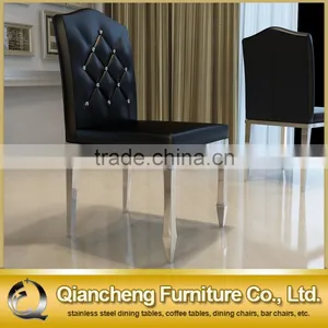 Modern Appearance Stitching PU Back Dining Chair thumbnail-1