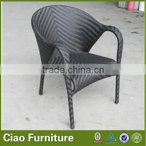 Rattan Chair Outdoor Wicker Rattan Dining Chair thumbnail-2