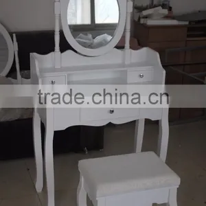 Bedroom Schminktisch & Hocker Dressing Table With Stool thumbnail-1