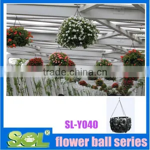 Hot Sale New Design Decorative Garden Flower Making Pot Hanging Ball Shaped Planter thumbnail-1