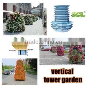 Flowerpot Outdoor Vertical Garden Modules Flower Towers Landscape thumbnail-3