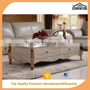 Modern Stylish Stainless Steel Center Coffee Table for Modern Furniture B109 thumbnail-1