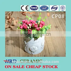 Unique Design Pot Cement Flower Pot for Plant Garden Pot thumbnail-1