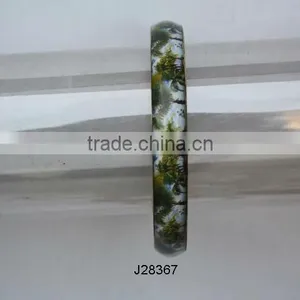 Palm Tree Pattern Resin Bangles Available in All Colours thumbnail-1