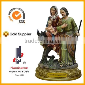 12 Inch Resin Holy Family Catholic Religious Souvenir Statues thumbnail-3