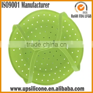 High Quality Silicone Drain Basket Silicone Steamer Basket thumbnail-1