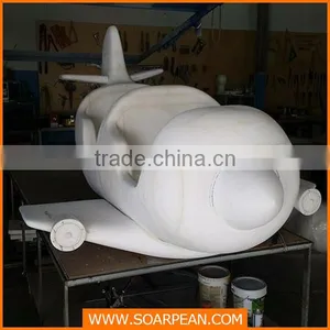 Custom Fiberglass Model Airplane Sculpture thumbnail-1