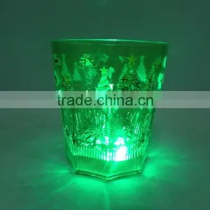 2017 Hot Sales New Design Plastic Led Flashing Christmas Decor With Plastic Cup thumbnail-1