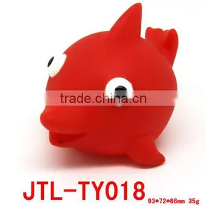 Promotional Plastic Rubber Pop-eye Animal Toys/Fish Toys thumbnail-1