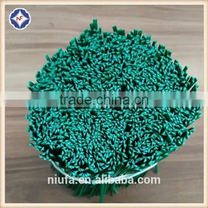 10cm Green Plastic Coated Single Wire Twist Tie For Garden thumbnail-2