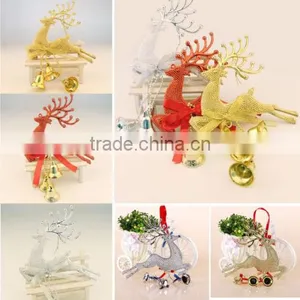 Home Christmas Tree Ornament Deer Chital Hanging Xmas Baubles Party Decoration thumbnail-3