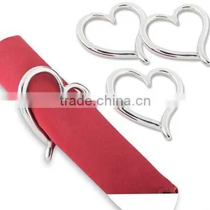 Heart Shape Roll Napkin Cloth Clip thumbnail-1