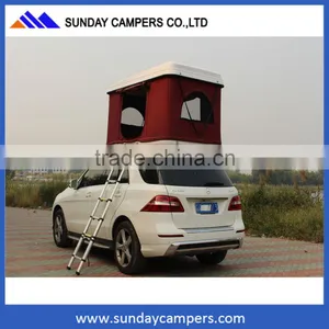 2017 Gas Strut Roof Top Tent Hard Shell Tents Camping Outdoor Equipment thumbnail-2
