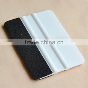 A46F White Card Squeegee With Fabric Edge thumbnail-2