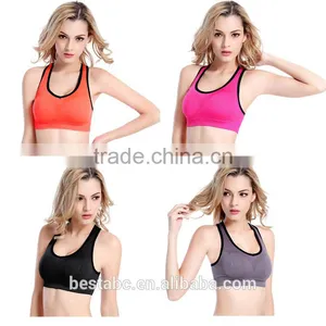 Wholesale Hot Sexy Breathable Women Sports Yoga Bra With Great Stretch thumbnail-4