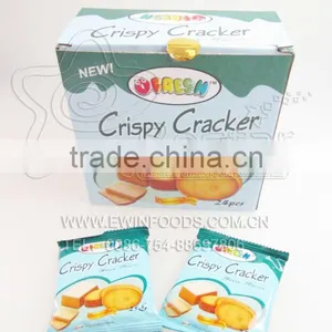 Delicious Snack !!! Big Round Biscuit Various Flavours Crispy Cracker thumbnail-1