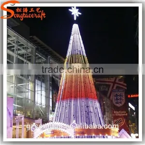 10m-20m Green PVC Customized Christmas Tree Custom Christmas Tree Ornament Artificial Christmas thumbnail-2