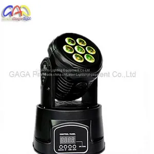 Mini Disco DJ Lights 7PCS X 12W RGBW Wash 4 In1 Moving Head Light Stage for Sale thumbnail-2