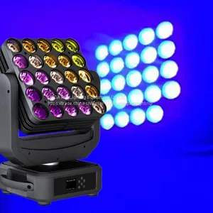 5*5 LED DMX Control Moving Head Matrix Stage Lighting thumbnail-1