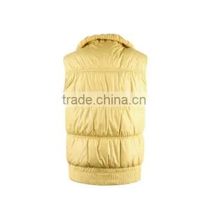 Good Quality Fitted Coats Vest For Young Ladies&khaki Yellow Vest Winter 2016 thumbnail-2