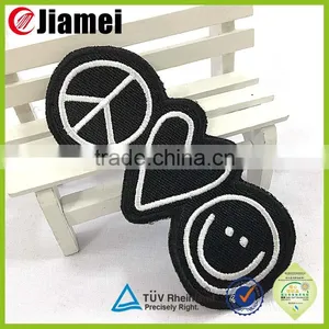 Felt Fabric Alphabet Letters Embroidered Design Sew on Embroidered Letters thumbnail-1