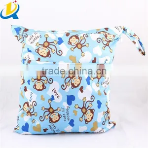 High Quality Printing Baby Care Portable Cheap Promotional Diaper Bag thumbnail-1