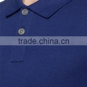 Bulk Blue Men's PK Polo Shirt 60% Cotton 40% Polyester Cheap Uniform Polo Shirts thumbnail-5