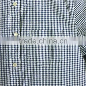 2017 Check Shirts for Men 100% Cotton European Urban Party Wear Slim Fit Long Sleeve Manufacturer thumbnail-3