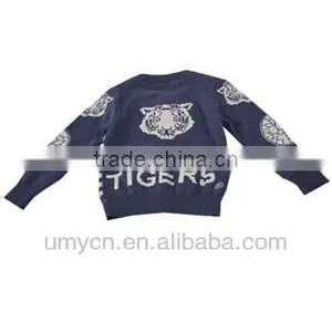 2014 New Design Boy's Stripes Jacquard Cardigan Sweater thumbnail-2