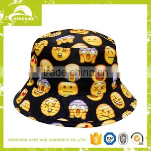 Best Baby Cartoon Football Emoji Bucket Hat thumbnail-1