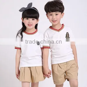 Custom OEM Design New Style Kids Khaki Shorts School Uniforms in Public Schools thumbnail-2