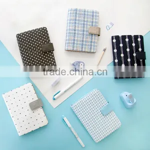 2017 Fashion A6 Cloth Cover Daily Planner /weekly Planner/monthly Planner With Metal Clip/clasp thumbnail-1