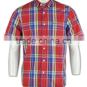 2015 Hot Sell Wholesale High Quality Plaid Mens Flannel Shirt thumbnail-2