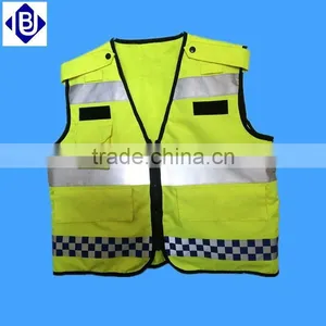 Field Office Waterproof Reflective Fashion Vest With Pocket thumbnail-3