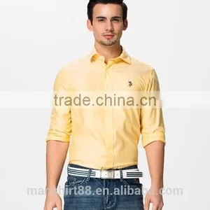 Yarn Dyed Washed Oxford Dress Shirt for Men thumbnail-4