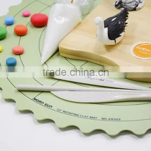 Authenticated Anti-Slip ECO Friendly PP Rotary Cake Craft Rotating Cutting Mat With Food-Grade Ink thumbnail-2