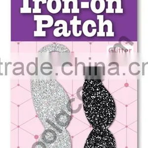 Mini Glitter Iron on PU Patches Kids Iron on Patches Heat Press Patches thumbnail-1