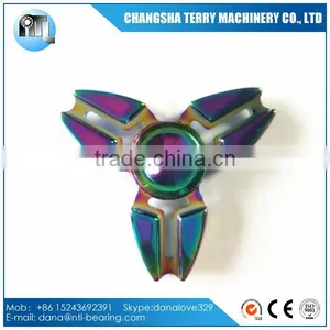 2017 New Type Rainbow Crab Triangular Hand Fidget Spinner With Steel Bearing thumbnail-1