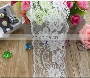7.5CM WIDE WHITE LACE TRIMEXQUISITE VINTAGE GAUZE EMBROIDERY LACE DECORATION GARMENT ACCESSORIES 1YARD/LOT thumbnail-5