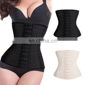Women Latex Cincher Rubber Waist Trainer Cincher Underbust Corset Body Shaper Shapewear thumbnail-5