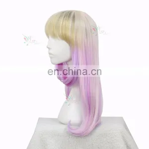 Styler Brand Wholesale Doll Wig Products Synthetic Long Purple Cosplay Hatsune Wig thumbnail-3