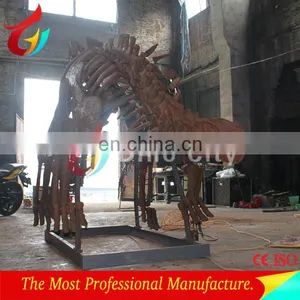 4m Artificial Life Size Simulation Stegosaurus Fiberglass Dinosaur Fossil thumbnail-2