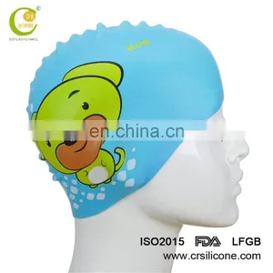 Long Hair Swim Cap Waterproof Silicone Swimming Caps For Adult Men Women Ladies thumbnail-4