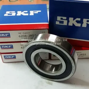 SKF 6208-2Z Made in Sweden Deep Groove Ball Bearing SKF 6208-2Zsize 48x80x18 Chrome Steel Bearing thumbnail-1